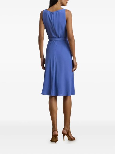 Lauren Ralph Lauren tie-waist midi dress - Blue