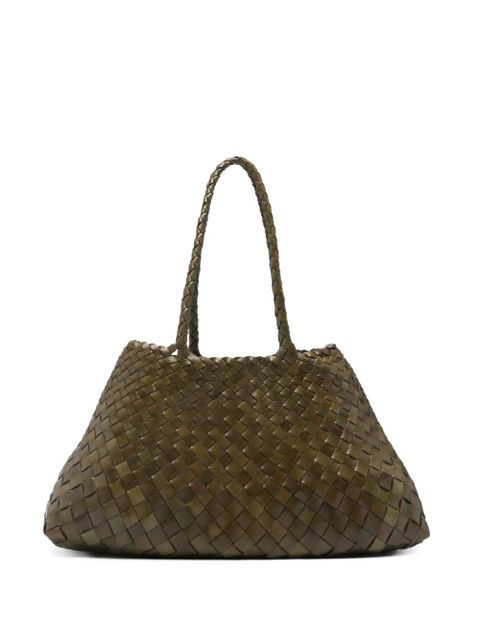 DRAGON DIFFUSION big Santa Croce woven tote bag - Green - zdjęcie produktu nr 1