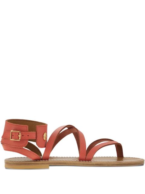 Longchamp x K.Jacques leather sandals - Orange - zdjęcie produktu nr 1