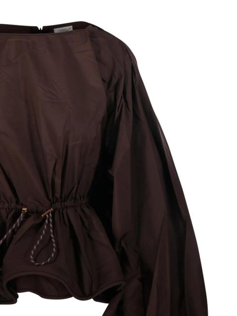 ZIMMERMANN Alchemy puff-sleeve blouse - Brown