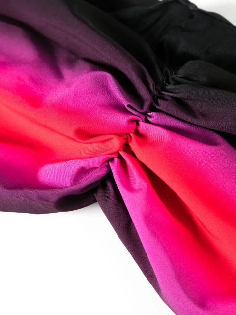 The Attico gradient-effect bikini - Black