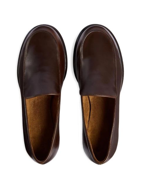 KHAITE Miles loafers - Brown