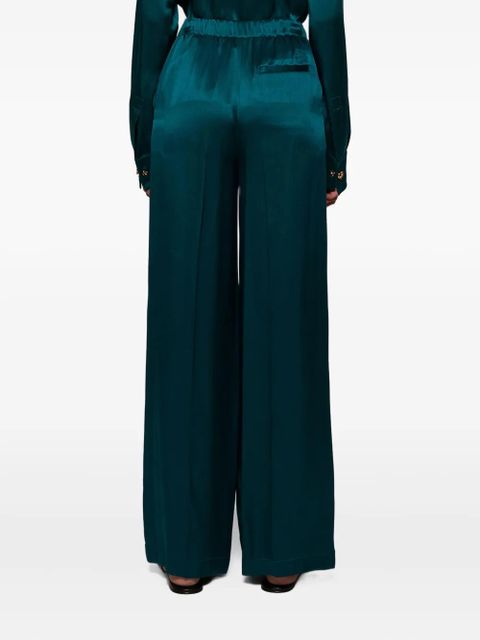 LOEWE silk trousers - Green