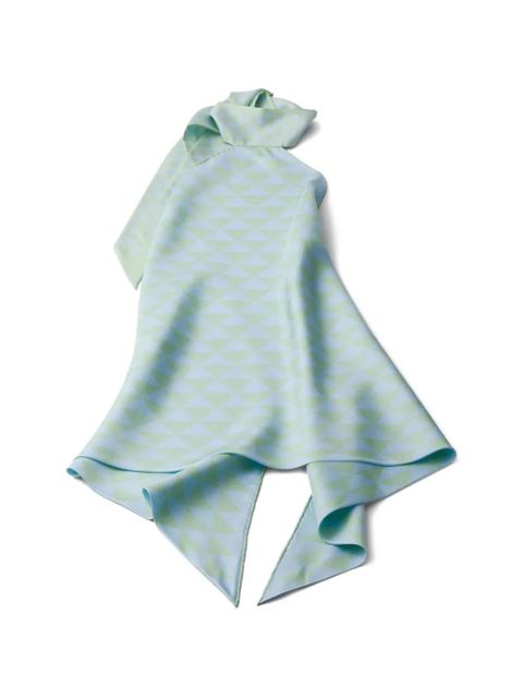 Prada silk scarf - Blue - zdjęcie produktu nr 1