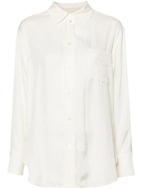 Victoria Beckham monogram shirt - White - zdjęcie produktu nr 1