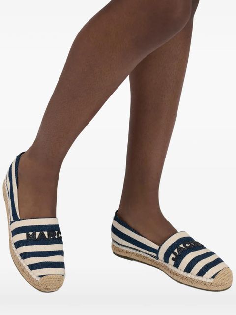 Marc Jacobs The Striped Canvas espadrilles - Blue