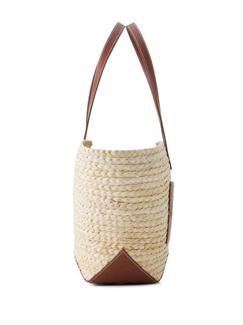 Lanvin logo-lettering tote bag - Neutrals