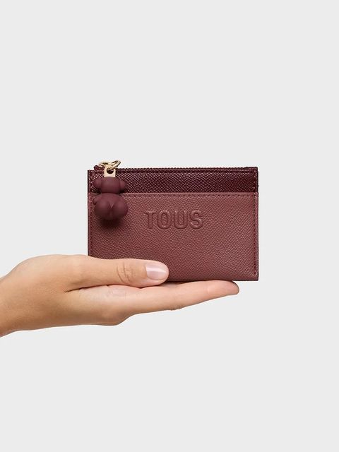 Tous portfel Audree damski kolor bordowy 2002361521