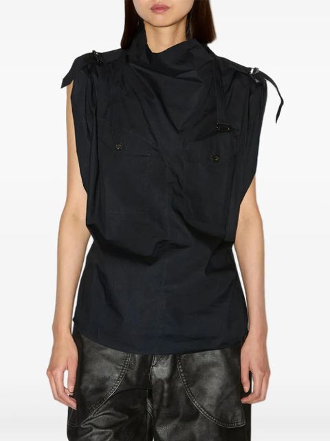 MARANT ÉTOILE Nemia top - Black - zdjęcie produktu nr 2