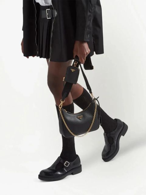 Prada Re-Edition 2005 Saffiano-leather shoulder bag - Black