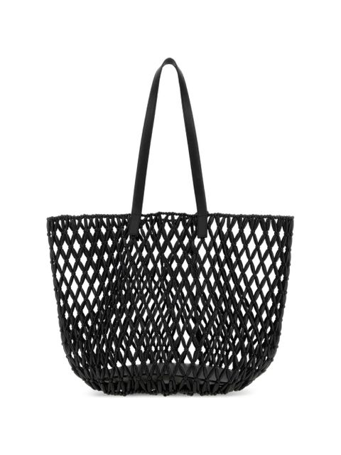 Saint Laurent Cassandre beaded tote bag - Black - zdjęcie produktu nr 2