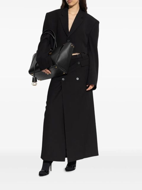 Balenciaga single-breasted notched lapels blazer - Black - zdjęcie produktu nr 2