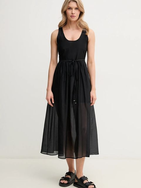 Marella sukienka z domieszką jedwabiu Emme by Marella