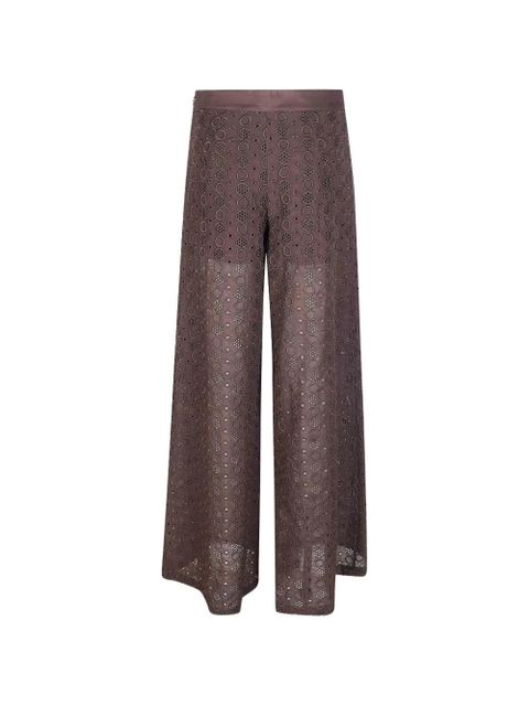 PINKO eyelet-detail trousers - Brown - zdjęcie produktu nr 2