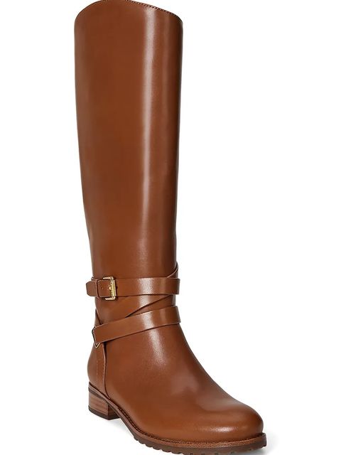 Lauren Ralph Lauren kozaki skórzane Collins Tll - zdjęcie produktu nr 1