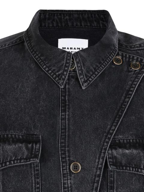 ISABEL MARANT button-fastening pocketed jumpsuit - Black