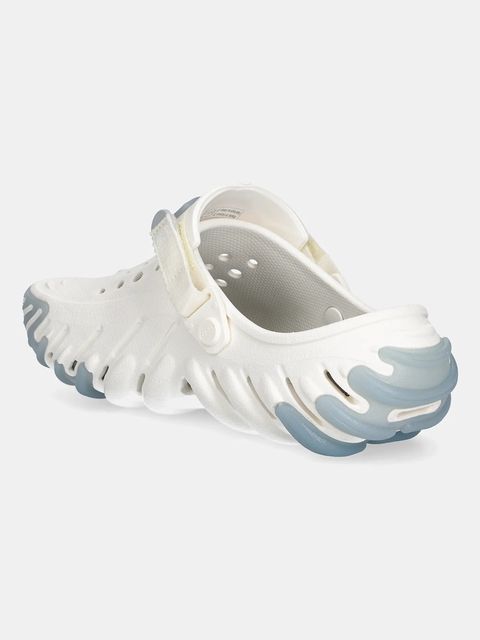 Crocs klapki Echo Icey Ro Clog damskie kolor beżowy 211458