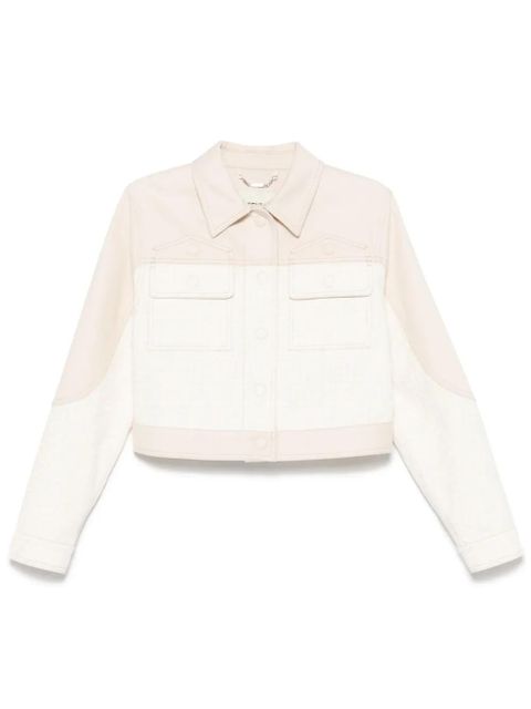 FENDI FF denim jacket - Neutrals - zdjęcie produktu nr 1