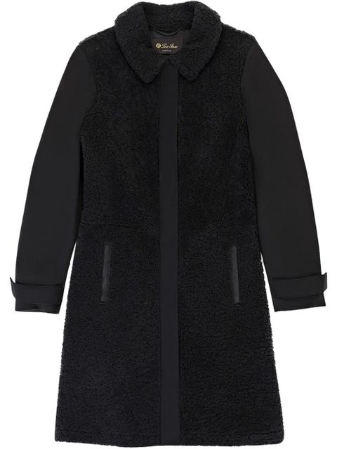 Loro Piana Capp Carlow shearling coat - Black - zdjęcie produktu nr 1