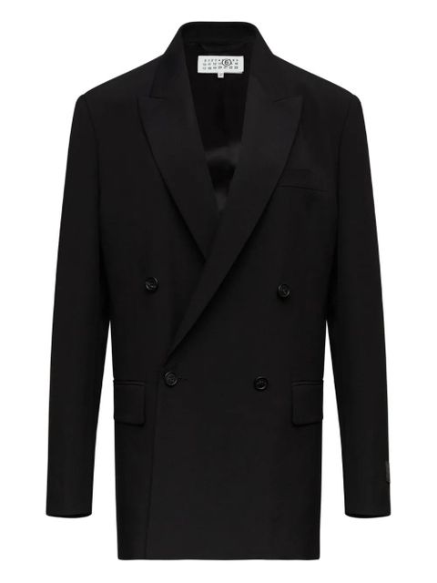 MM6 Maison Margiela double-breasted jacket - Black - zdjęcie produktu nr 1