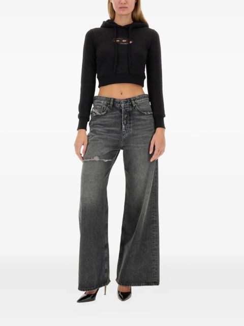 Diesel F-Slimmy hoodie - Black - zdjęcie produktu nr 2