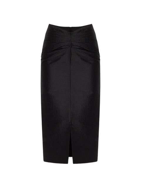 Lanvin twist-detail midi skirt - Black - zdjęcie produktu nr 1