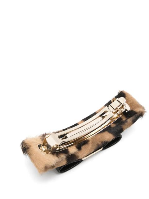 Ferragamo Vara hair clip - Brown - zdjęcie produktu nr 2