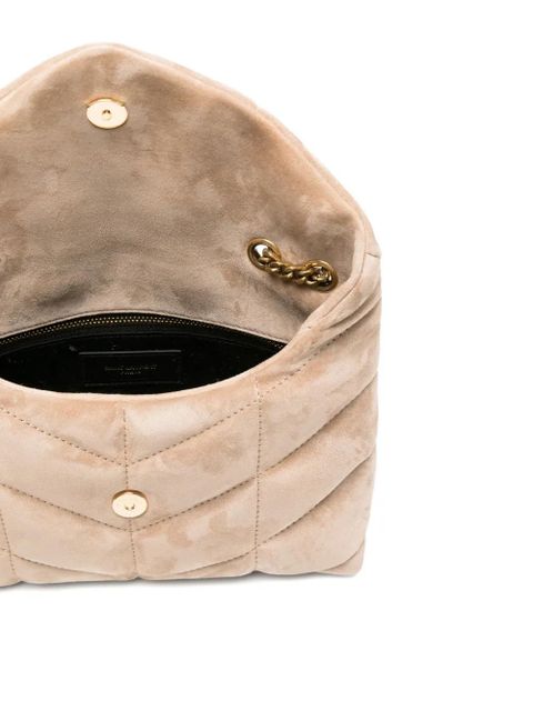 Saint Laurent mini Loulou crossbody bag - Neutrals