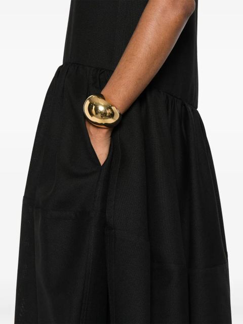 Jil Sander wool midi dress - Black