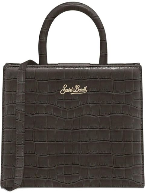 MC2 Saint Barth medium croco-printed tote bag - Brown - zdjęcie produktu nr 2