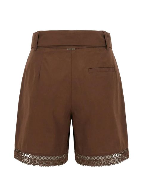 TWINSET belted shorts - Brown - zdjęcie produktu nr 2