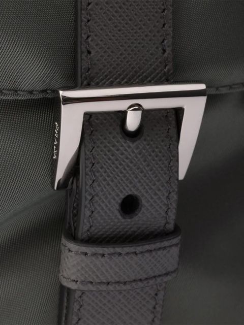 Prada flap-closure front-pockets backpack - Grey - zdjęcie produktu nr 2