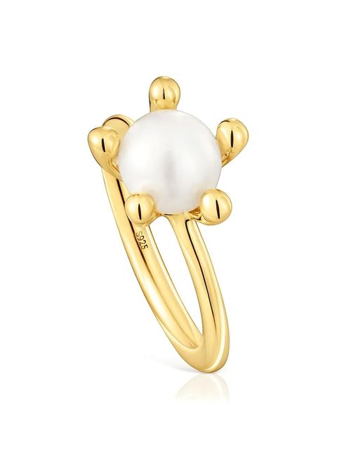 Tous pierścionek ze srebra pokrytego złotem 12 1004323312 - zdjęcie produktu nr 1