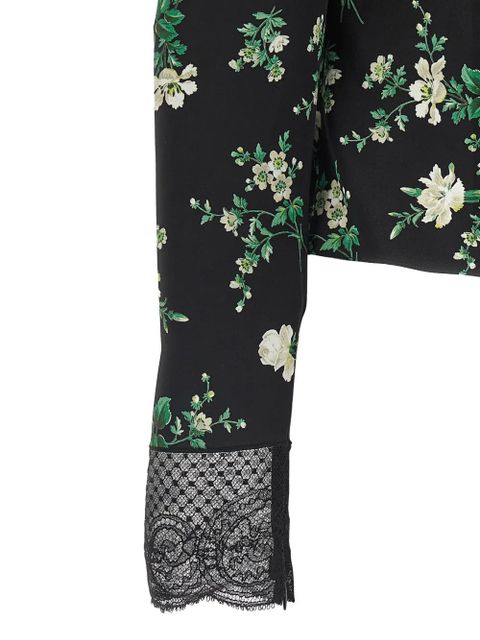Dolce & Gabbana flower print blouse - Black