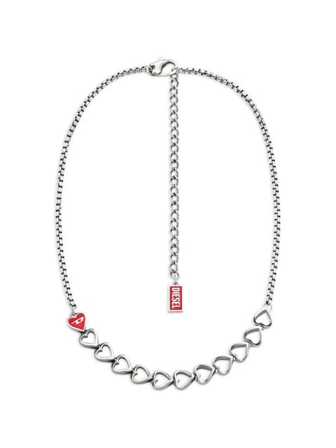 Diesel heart-charm chain necklace - Silver - zdjęcie produktu nr 1