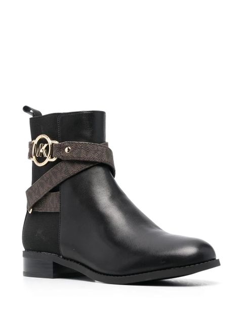 Michael Kors Rory logo-trim boots - Black - zdjęcie produktu nr 2