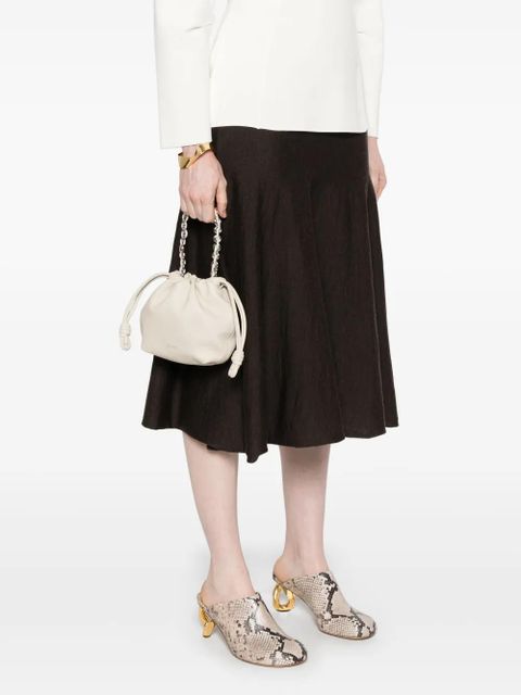 LOEWE mini Flamenco shoulder bag - White - zdjęcie produktu nr 2