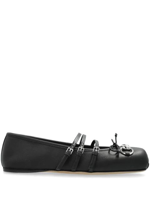 Gucci Horsebit ballerina shoes - Black - zdjęcie produktu nr 1