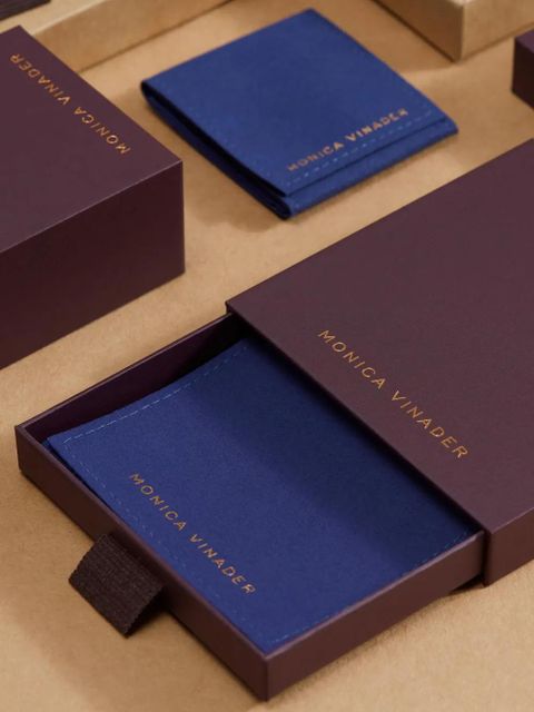 Monica Vinader Solitaire wrap ring - Gold - zdjęcie produktu nr 2