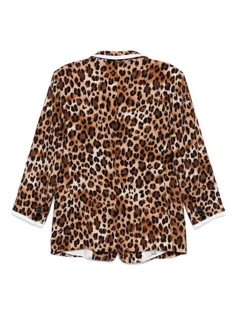 Rowen Rose leopard-print blazer - Neutrals - zdjęcie produktu nr 2