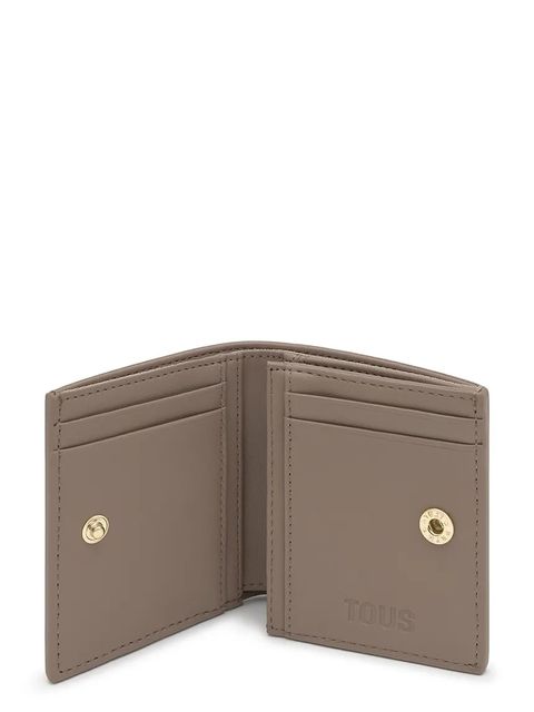 Tous portfel KAOS MINI LINES damski kolor szary 2002183644