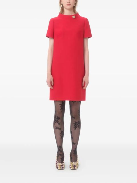 Valentino Garavani crepe mini dress - Red - zdjęcie produktu nr 2
