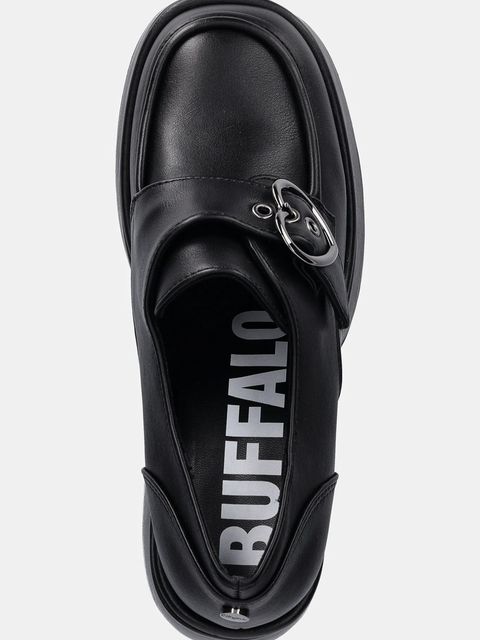 Buffalo czółenka Heart Monk kolor czarny na słupku 1290207-BLK