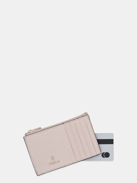 Furla portfel skórzany damski kolor beżowy WP00310.ARE000.0496S