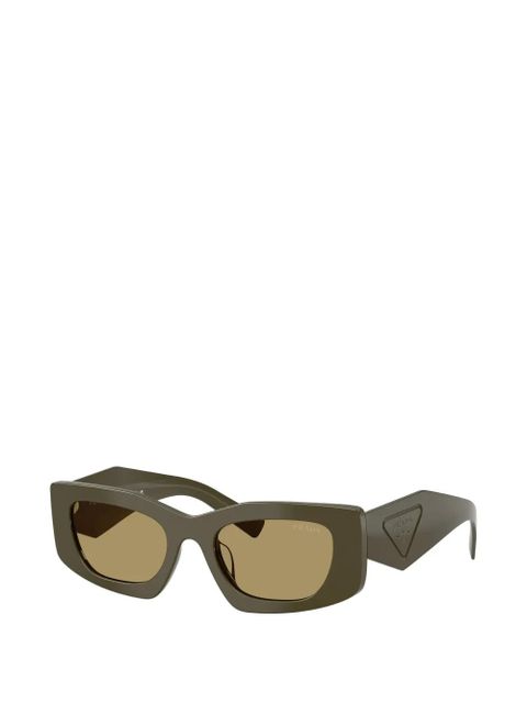 Prada Eyewear geometric-frame sunglasses - Green - zdjęcie produktu nr 2