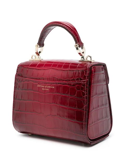 Aspinal Of London mini Mayfair top-handle bag - Red