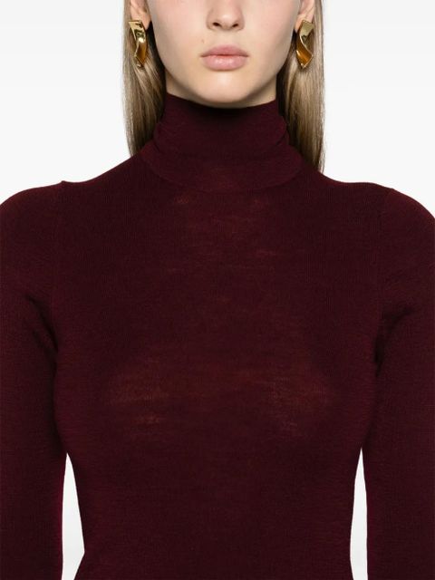 ETRO high-neck wool jumper - Red