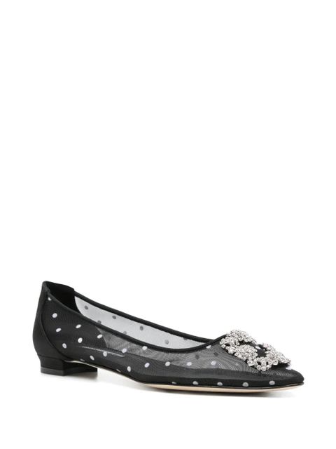 Manolo Blahnik Hangisi ballet flats - Black - zdjęcie produktu nr 2