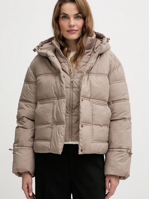 Guess kurtka NEW DAISY kolor beżowy zimowa W5BL43 W2902 - zdjęcie produktu nr 1