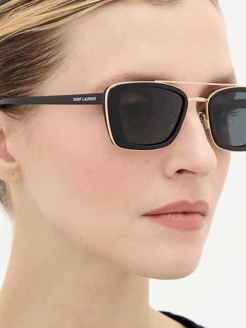 Saint Laurent okulary przeciwsłoneczne kolor czarny SL 825